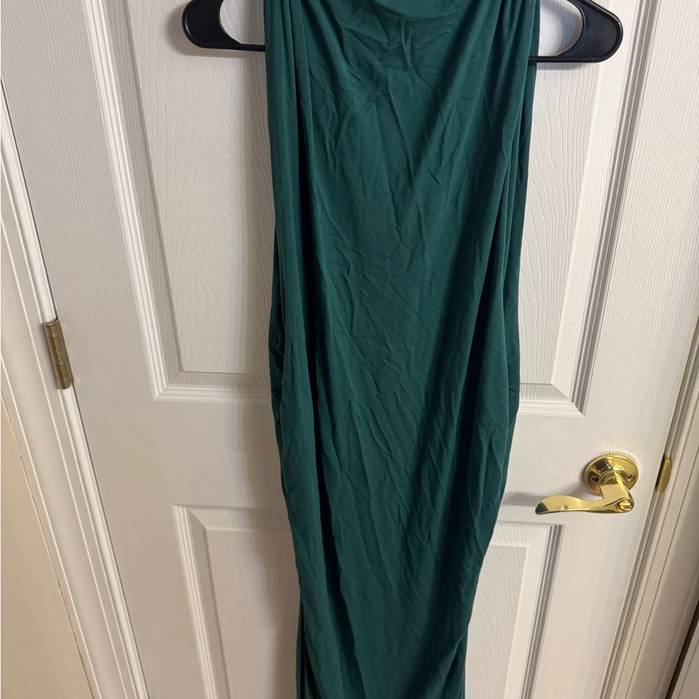 Elegant Green Maxi Dress